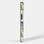 水彩ワイルドフラワーズ&蝶フローラガーデン Case-Mate iPhoneケース (裏面 / 右)