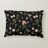 水彩ワイルドフラワーパターン アクセントクッション (裏面)