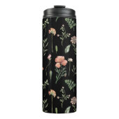 水彩ワイルドフラワーパターン タンブラー (正面)