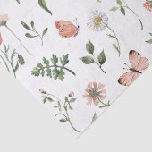 水彩ワイルドフラワーパターン 薄葉紙 (詳細)