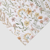 水彩ワイルドフラワーパターン 薄葉紙 (詳細)