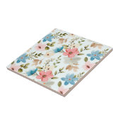 水彩ワイルドフラワーフローラルパターン–67676 タイル (側面)