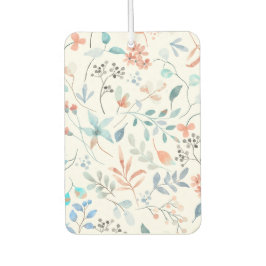 水彩ワイルドフラワーフローラ カーエアーフレッシュナー