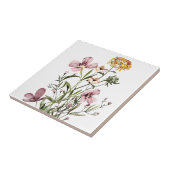 水彩ワイルドフラワーブーケ タイル (側面)