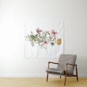 水彩ワイルドフラワーブーケ#1 タペストリー (インサイチュ(横))