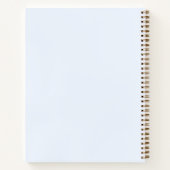 水彩ワイルドフラワーブーケ#1 ノートブック (裏面)