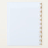 水彩ワイルドフラワーブーケ#1 プランナー手帳 (裏面)