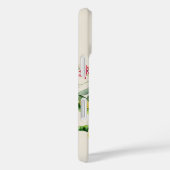 水彩ワイルドフラワーモノグラム Case-Mate iPhoneケース (裏面 / 右)