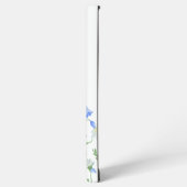 水彩ワイルドフラワーモノグラム SAMSUNG GALAXYケース (左側面)