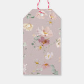 水彩ワイルドフラワー感謝していユラベル ギフトタグ (裏面)