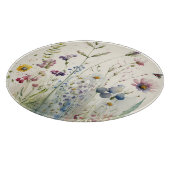 水彩ワイルドフラワー カッティングボード (角)