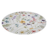 水彩ワイルドフラワー | カッティングボード (角)