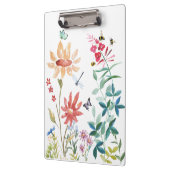 水彩ワイルドフラワー クリップボード (左)