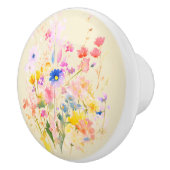 水彩ワイルドフラワー セラミックノブ (右)