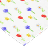 水彩ワイルドフラワー テーブルクロス (アングル)