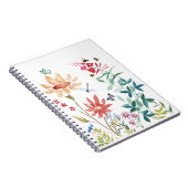 水彩ワイルドフラワー ノートブック (右側)