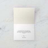 水彩ワイルドフラワー |フローラありがとう サンキューカード (内部)