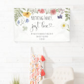 水彩ワイルドフラワー 横断幕 (インサイチュ)