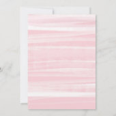 水彩ワイルドワンワイルドフラワー1st誕生日 招待状 (裏面)