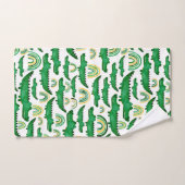 水彩ワニワニワニワニレインボーキッズ バスタオルセット (ハンドタオル)