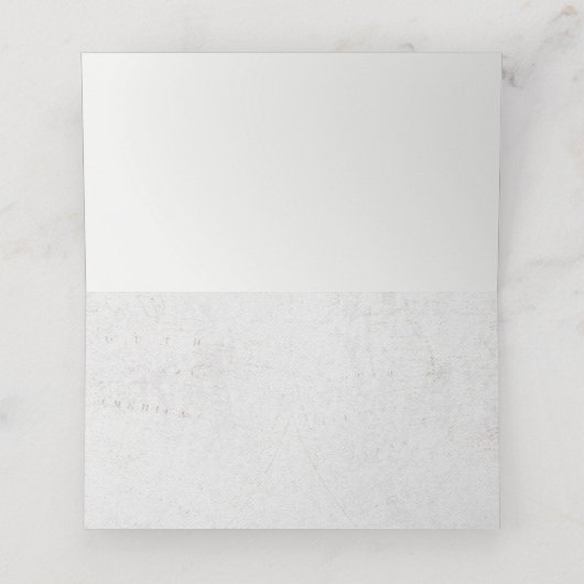 水彩ワールドマップ結婚のテーブルの座席 プレイスカード (内部開封)