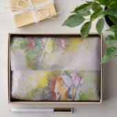 水彩ヴァイオリン音楽デコペティッシュペーパー 薄葉紙 (ギフト)