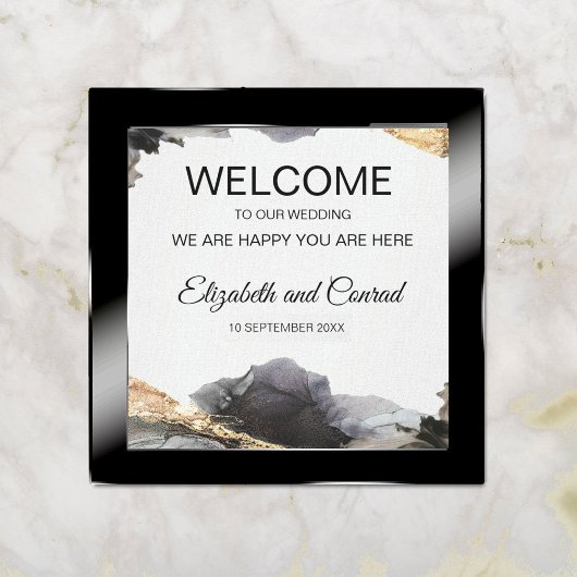 水彩ヴァネッサ白黒キャンバス印刷 キャンバスプリント