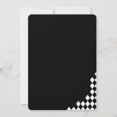 水彩ヴィンテージアリスinワンダーランド誕生日 招待状 (裏面)