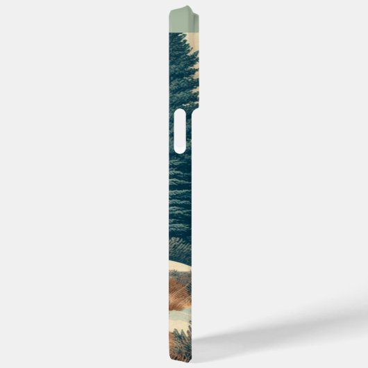 水彩ヴィンテージエルクAIアートiPhone / iPadケース Case-Mate iPhoneケース (裏面 / 右)