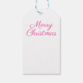 水彩ヴィンテージオーナメントクリスマスツリー ギフトタグ (裏面)