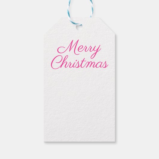 水彩ヴィンテージオーナメントクリスマスツリー ギフトタグ (裏面)