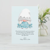 水彩ヴィンテージクリスマスウィンター格言 シーズンカード (スタンド正面)