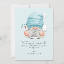 水彩ヴィンテージクリスマスウィンター格言 シーズンカード