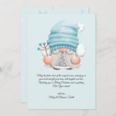 水彩ヴィンテージクリスマスウィンター格言 シーズンカード (正面/裏面)