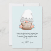 水彩ヴィンテージクリスマスウィンター格言 シーズンカード (正面)