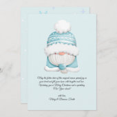 水彩ヴィンテージクリスマスウィンター格言 シーズンカード (正面/裏面)