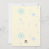 水彩ヴィンテージクリスマスウィンター格言 シーズンカード (裏面)