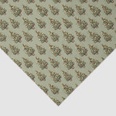 水彩ヴィンテージクリスマスツリーグリーンホリデイ 薄葉紙 (詳細)