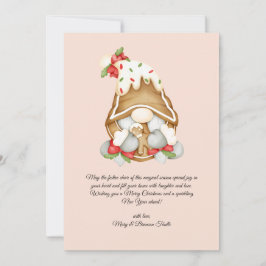 水彩ヴィンテージクリスマス格言ホットチョコレート シーズンカード