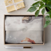 水彩ヴィンテージサンタクロースのクリスマスプレゼント 薄葉紙 (ギフト)