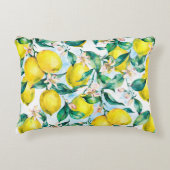 水彩ヴィンテージシームレスパターン、frの分岐 アクセントクッション (正面)