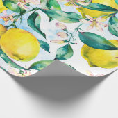 水彩ヴィンテージシームレスパターン、frの分岐 ラッピングペーパー (角)