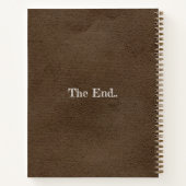 水彩ヴィンテージスクラップブックスタイル ノートブック (裏面)