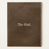 水彩ヴィンテージスクラップブックスタイル プランナー手帳 (裏面)