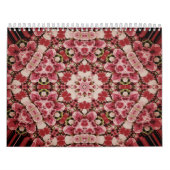 水彩ヴィンテージフローラ幾何学模様 カレンダー (カバー)