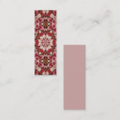 水彩ヴィンテージフローラ幾何学模様 コーリングカード (正面/裏面)