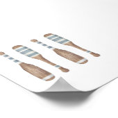 水彩ヴィンテージプリント ポスター (角)