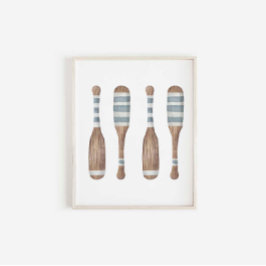 水彩ヴィンテージプリント ポスター