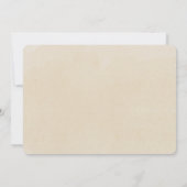 水彩ヴィンテージボーホベーキング誕生日パーティー 招待状 (裏面)