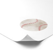 水彩ヴィンテージボールのポスター ポスター (角)